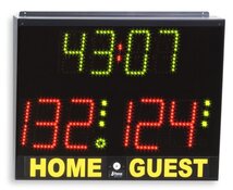 Basketball Scoreboard, Electronic scoreboard with timer for volley, five-players football, table tennis